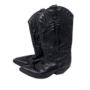 GUESS Mariano black western boots Size 7.5